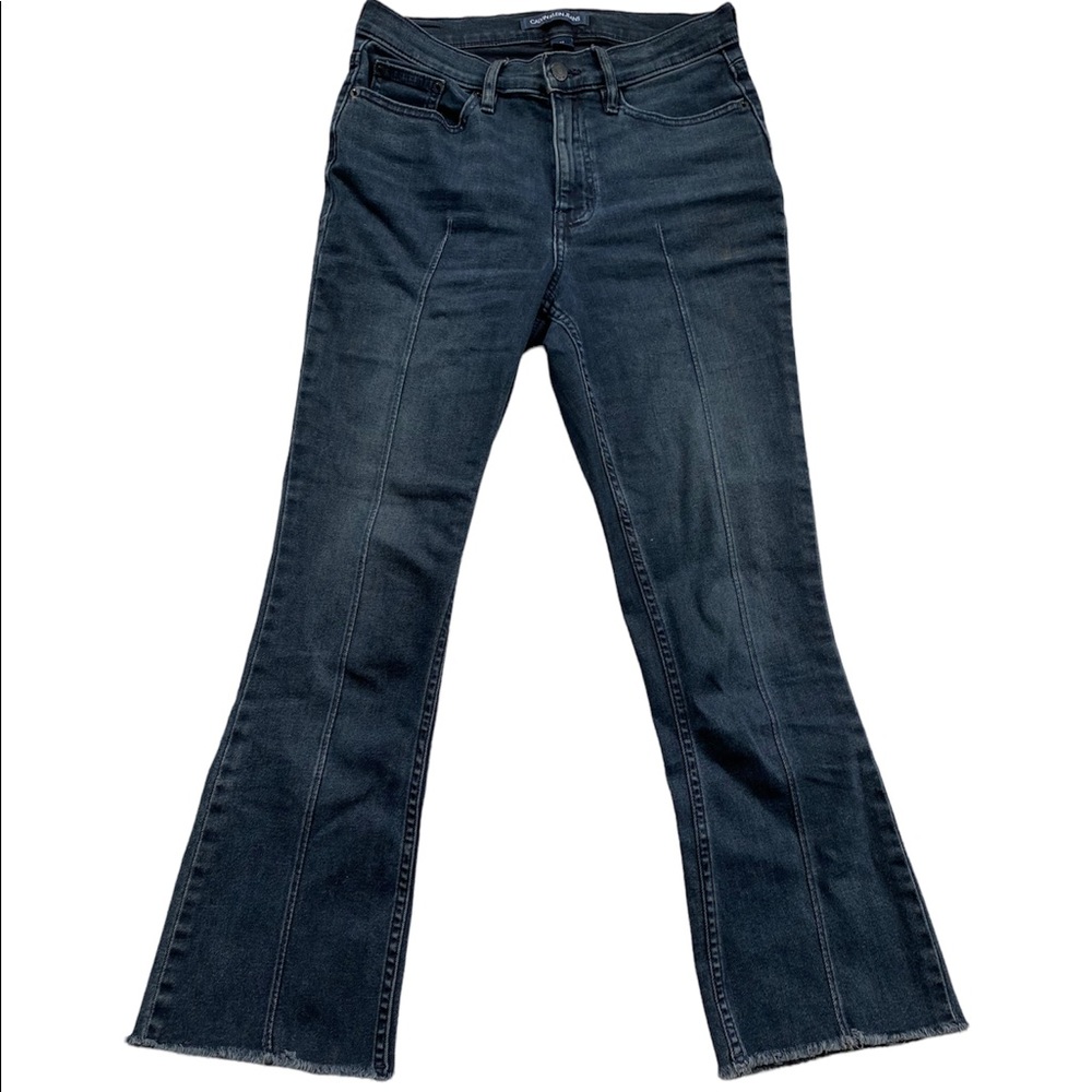Cropped black jeans